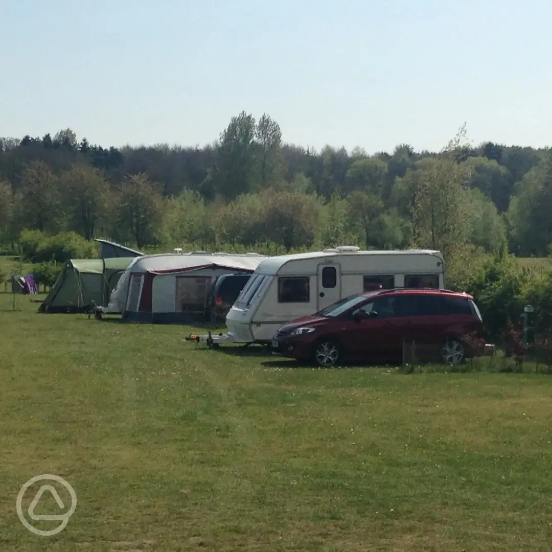 Camping and touring pitches