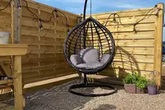 White Clover ensuite pod swing seat White Clover ensuite pod swing seat