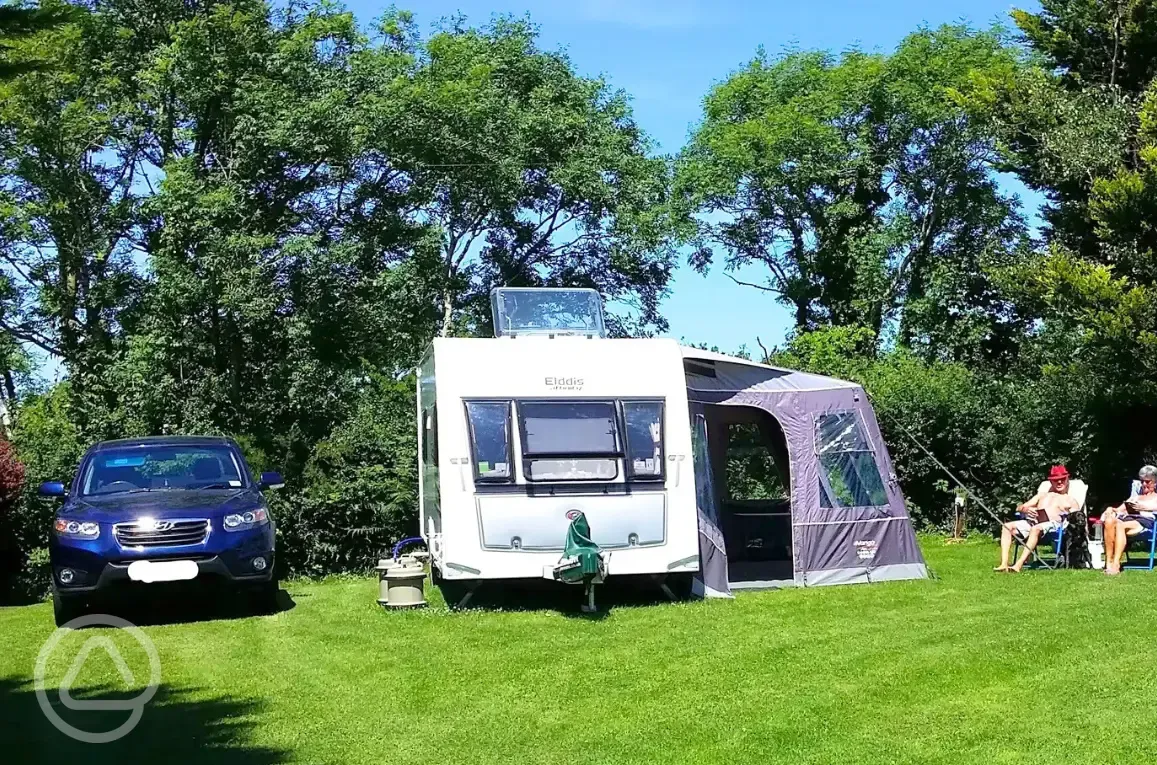 Electric grass touring pitches