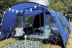 Electric grass pitches with 10 amp hook ups (15m x 15m)