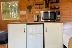 Shepherd's hut kitchen unit