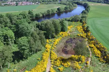 Nature reserve at Beauly Holiday park