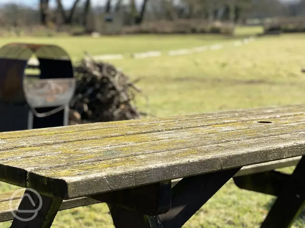 Picnic benches 