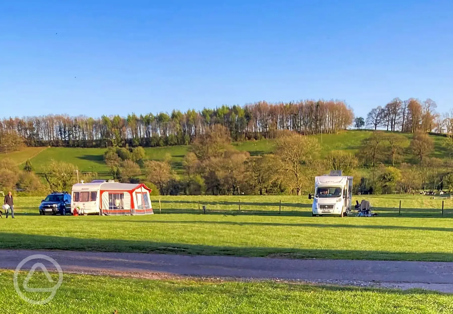 Electric grass touring pitches