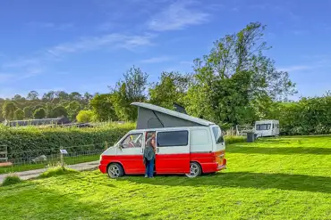 Electric grass touring pitches