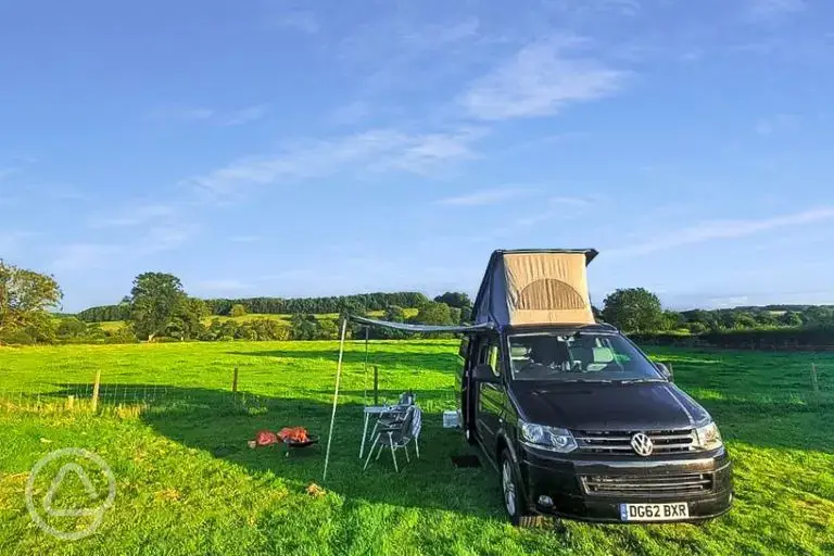 Electric grass touring pitches