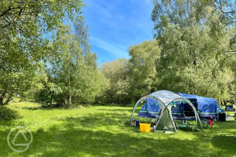 Non electric grass pitches at The Old Airfield