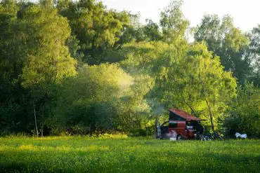 Non electric grass pitches at The Old Airfield