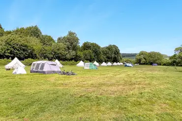 Bell tents and camping pitches