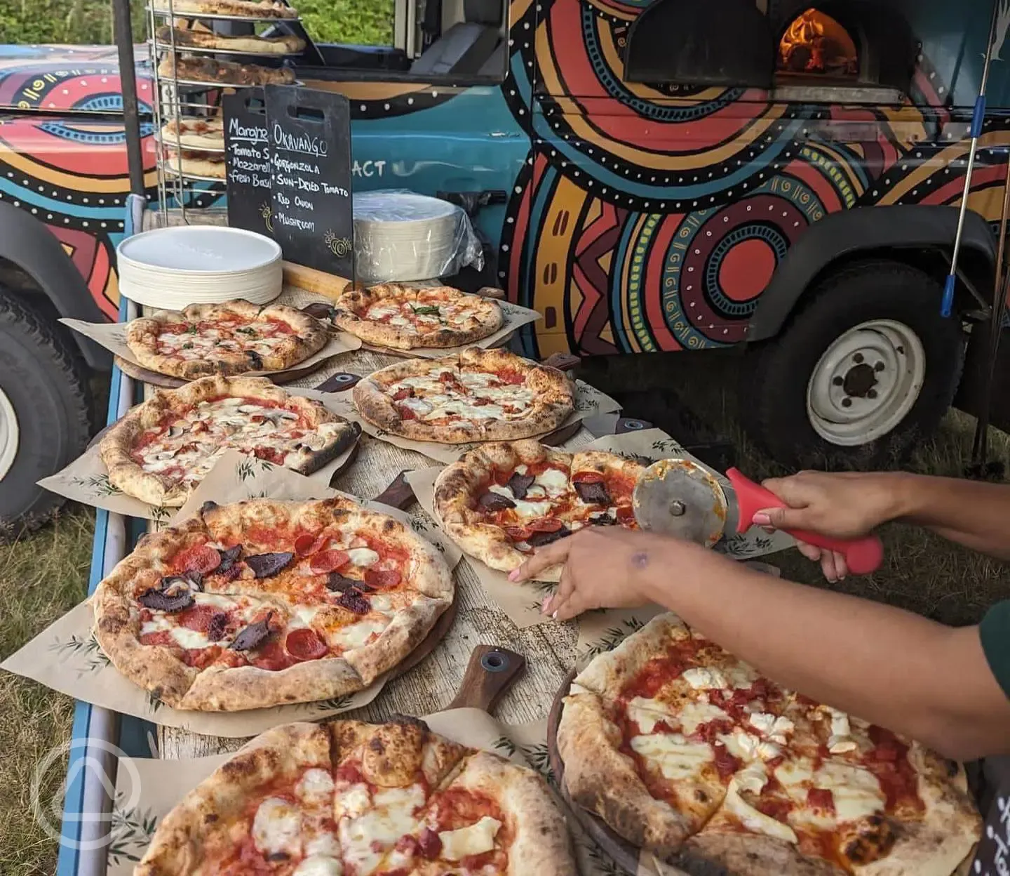Pizza truck at Missing Link Brewery and Tap Room
