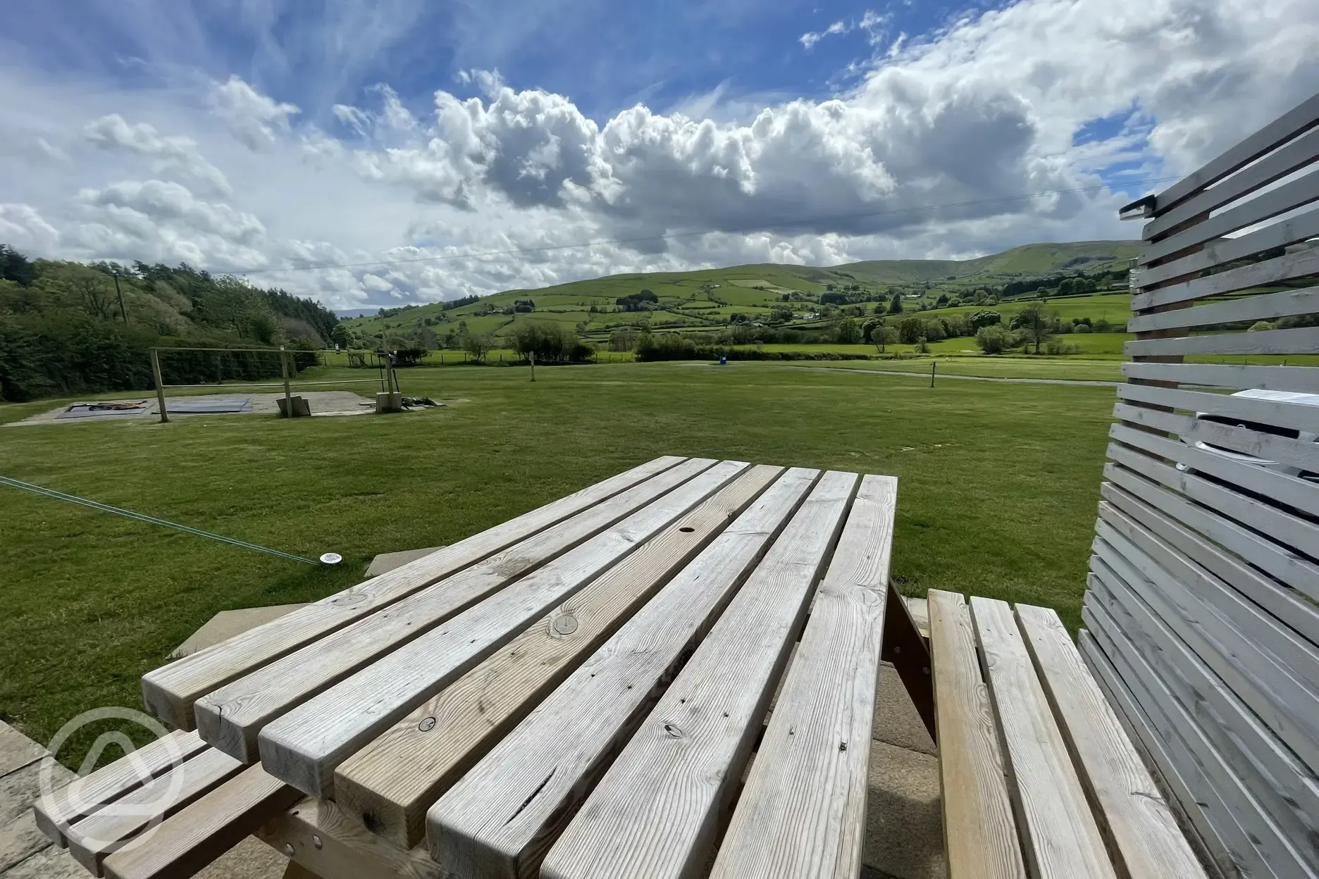 View from the patio area