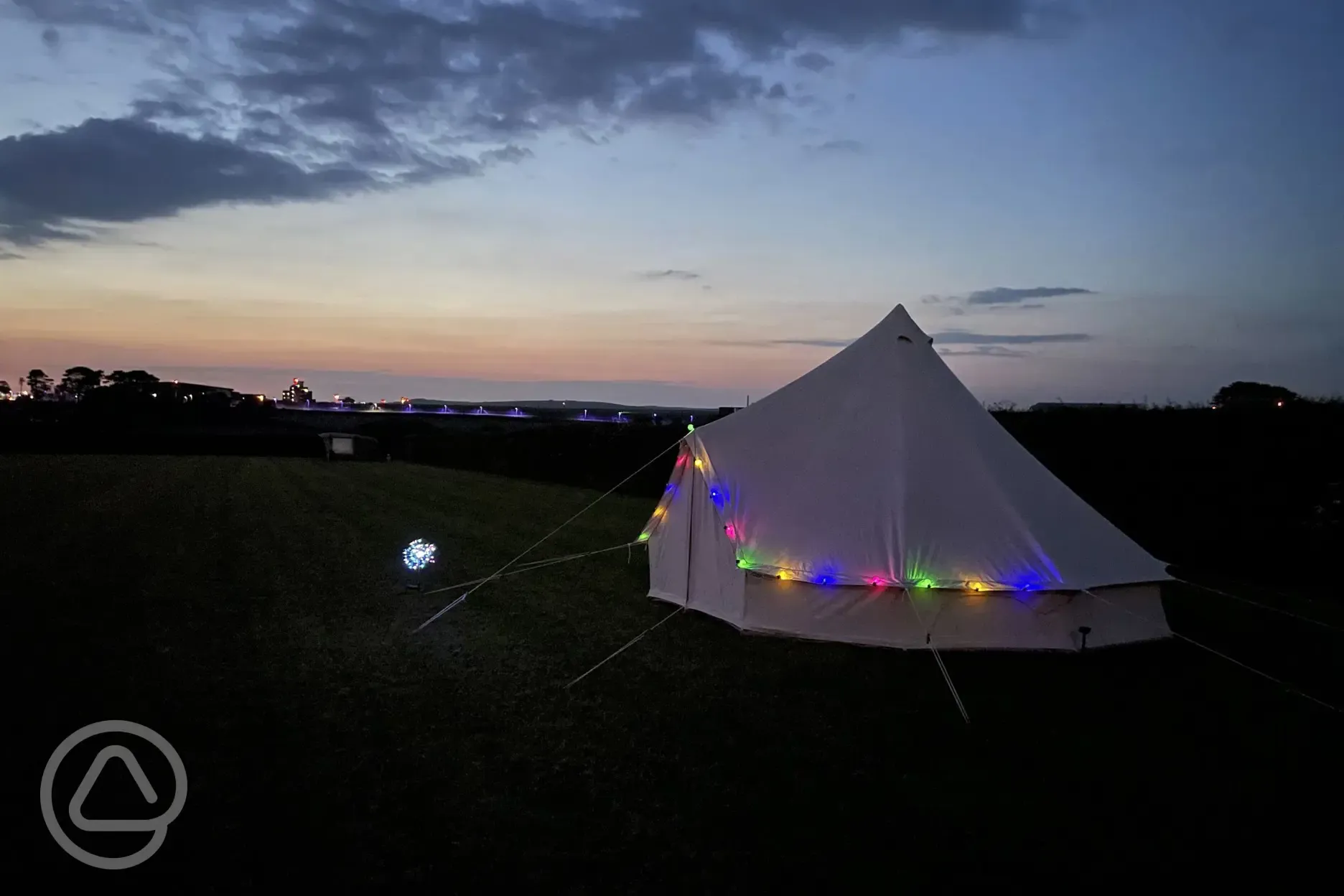 The Bell Tent at Night