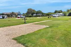 Fully serviced hardstanding pitches