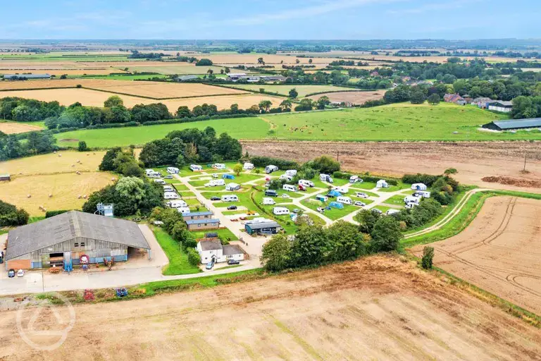 Campsite aerial