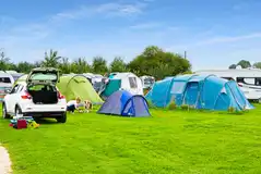 Electric grass tent 6m x 6m pitches with a 16 amp hook up Electric grass tent 6m x 6m pitches with a 16 amp hook up