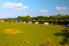 Aerial of the campsite