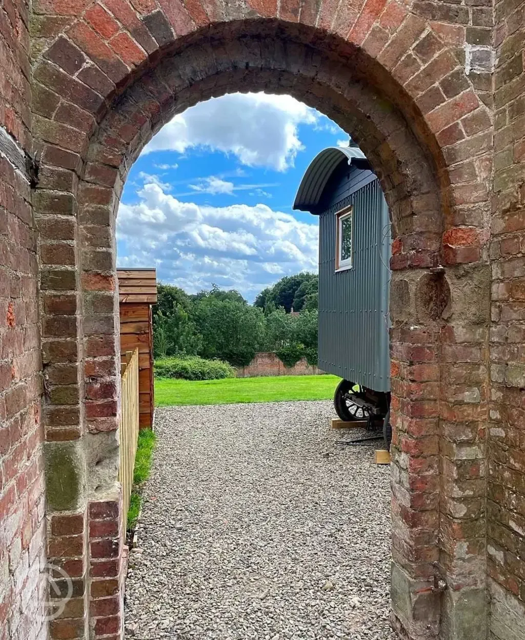 Entrance to the walled garden