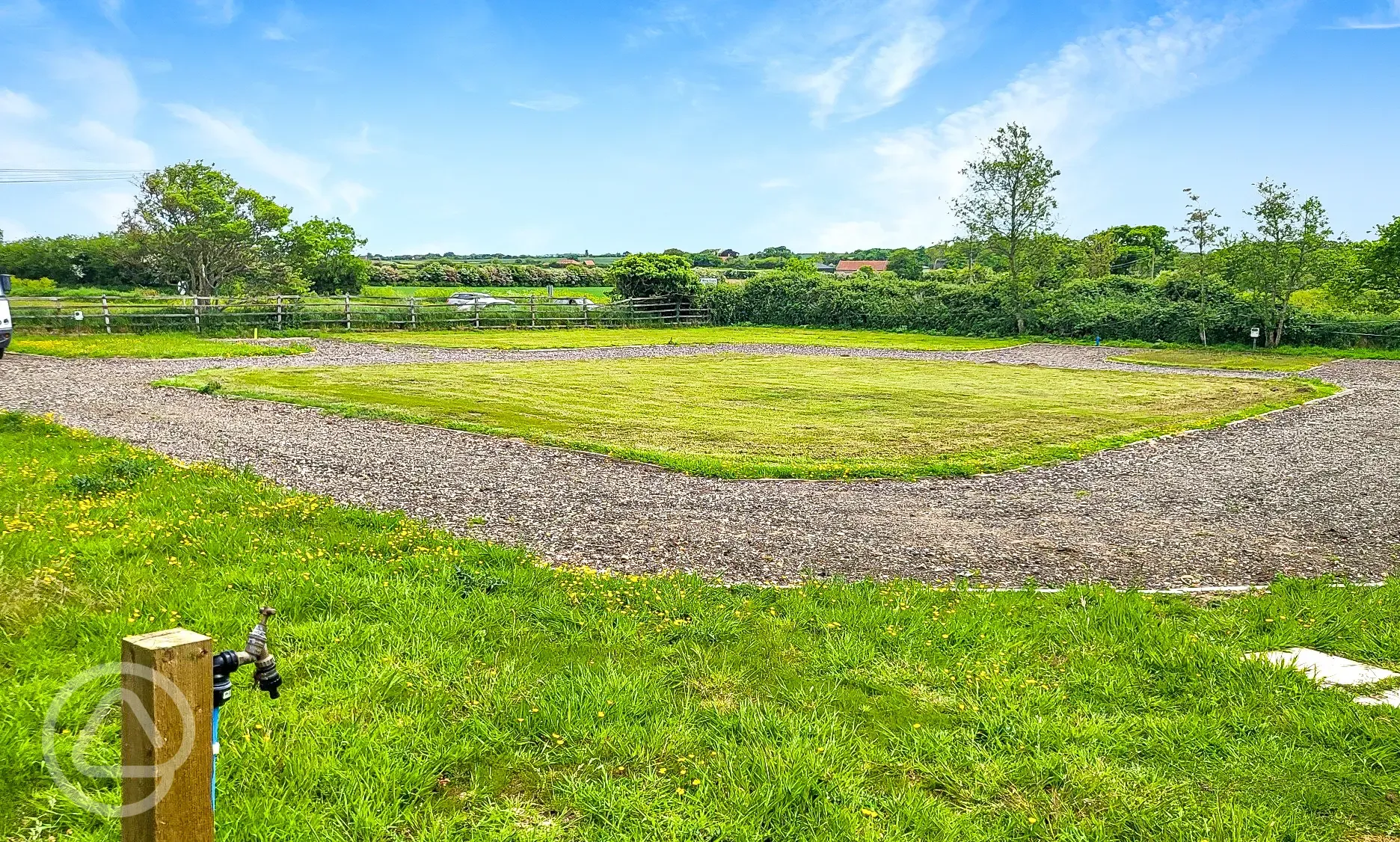 Electric hardstanding pitches