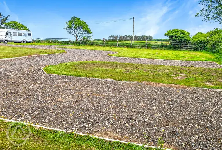 Electric hardstanding pitches