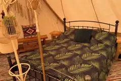 The Mole Hill interior double bed