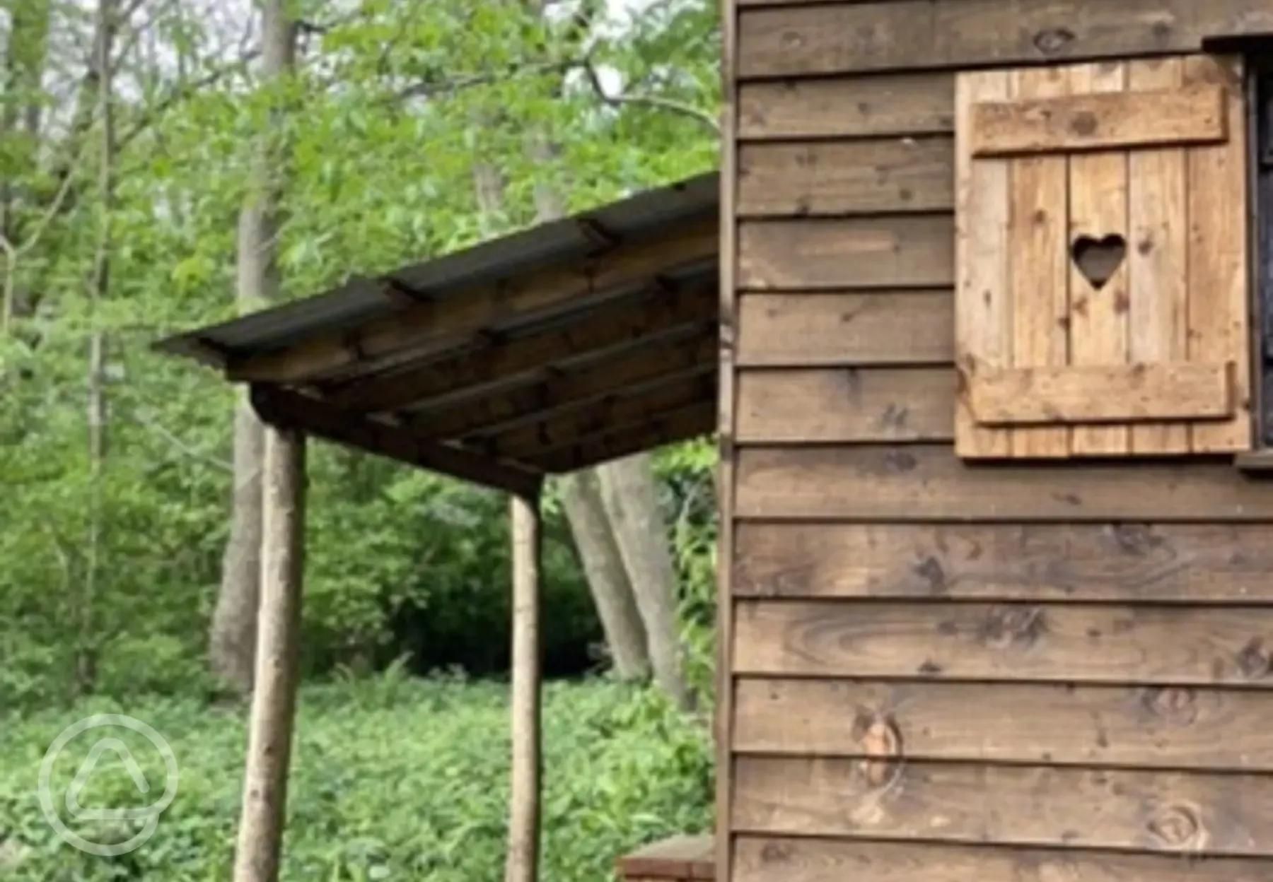 The facilities hut showers Wash Up Wipe Up