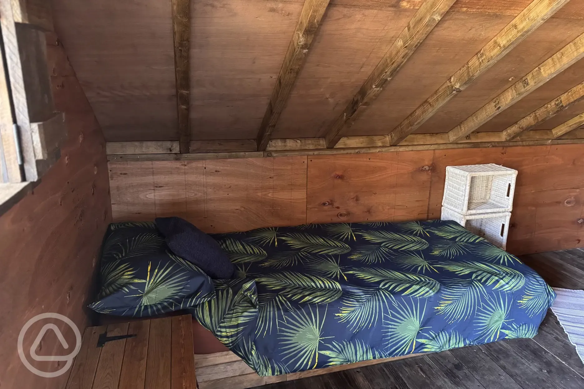 The Mouse Nook interior single day style bed