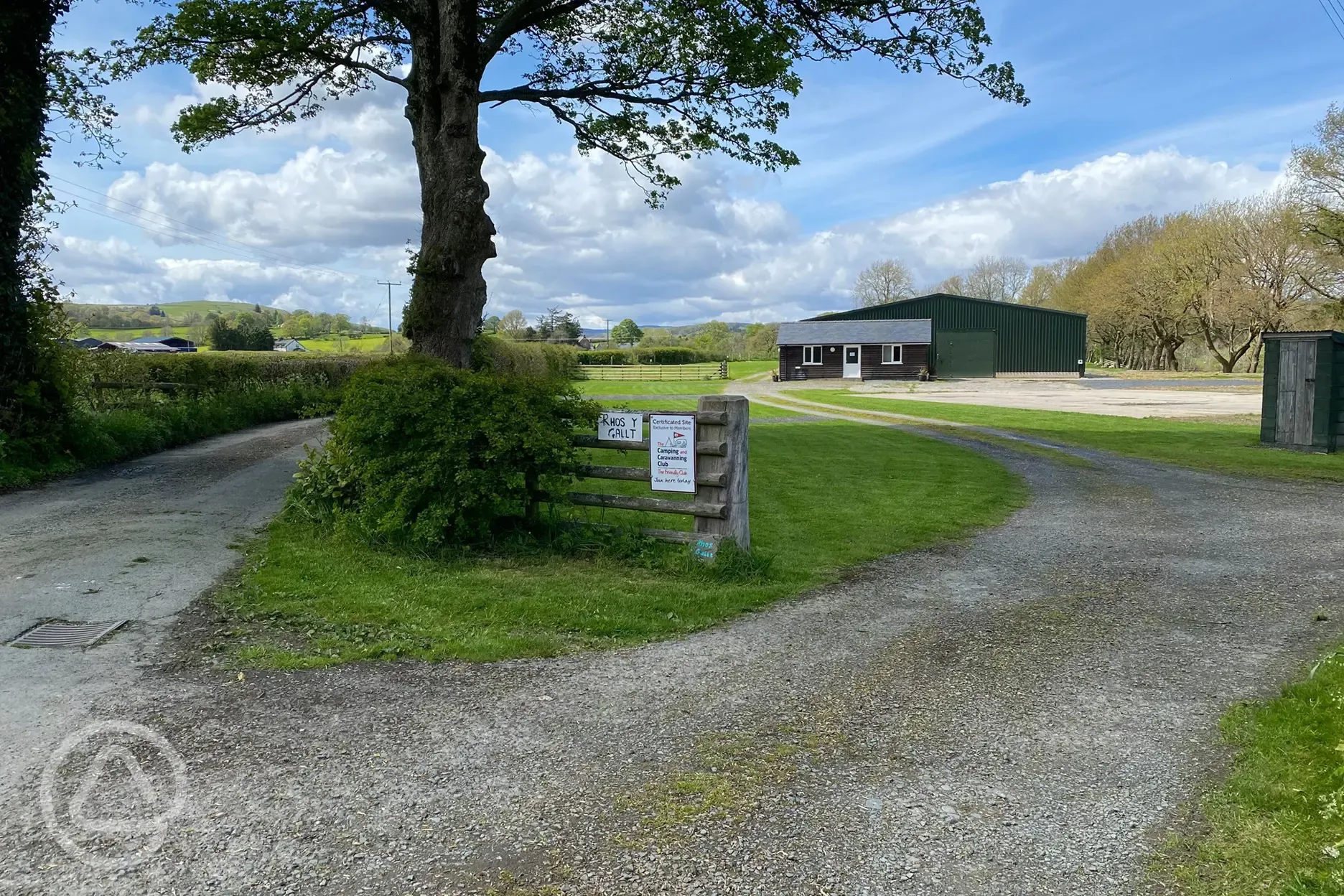 Site entrance