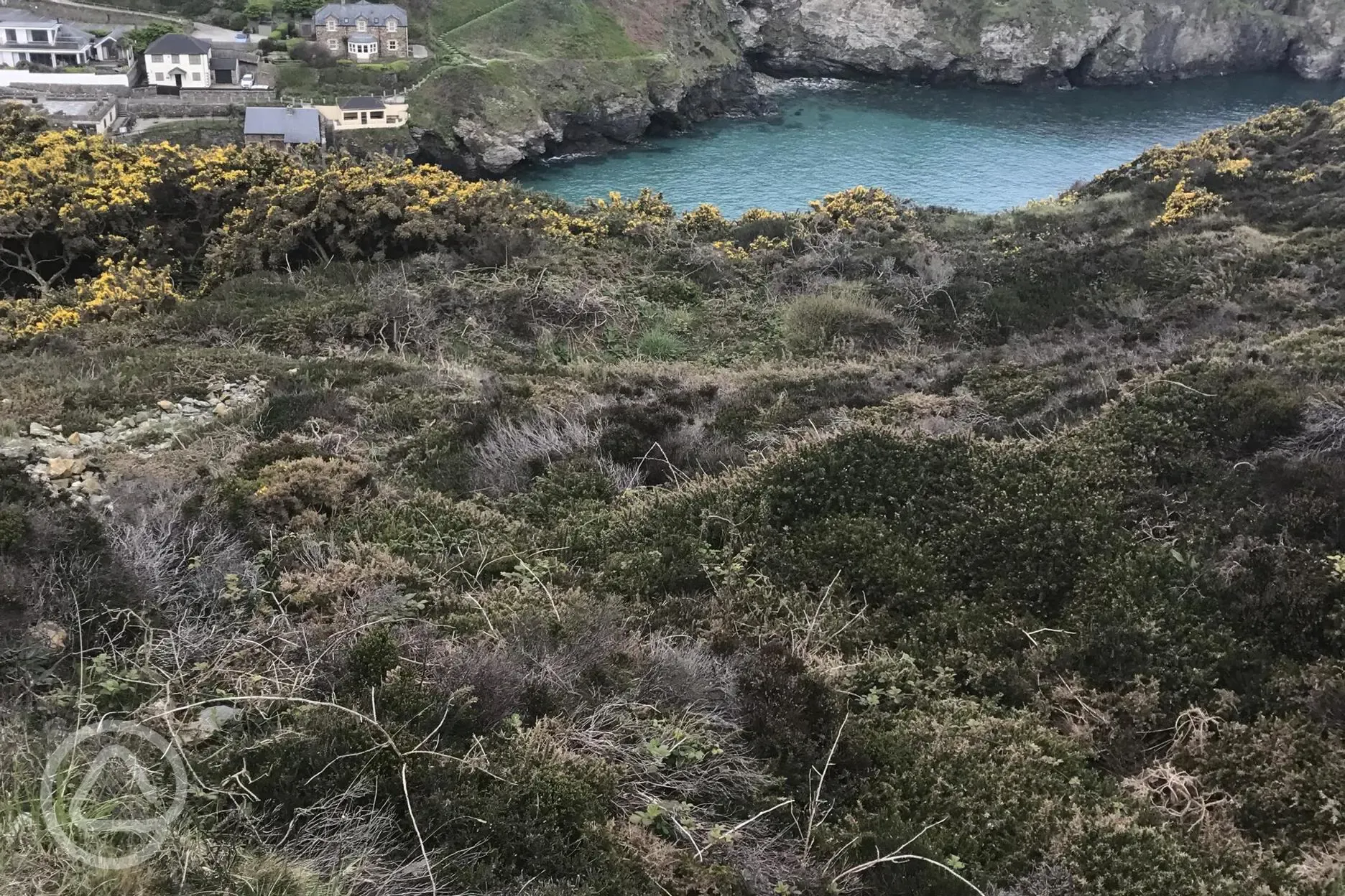 Looking down on Trevaunance cove