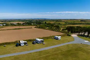 Aerial of the campsite