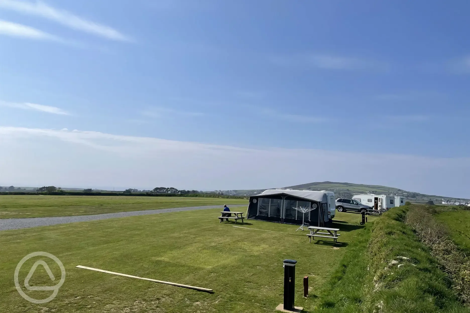 Electric grass pitches with a 16 amp electric hook up 