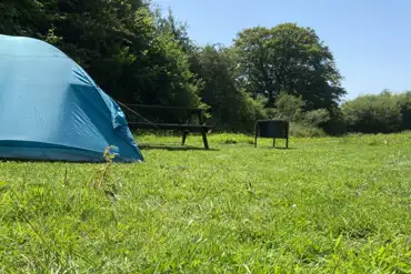 Tent in main field