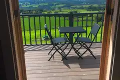 Ensuite pod with hot tub patio and view