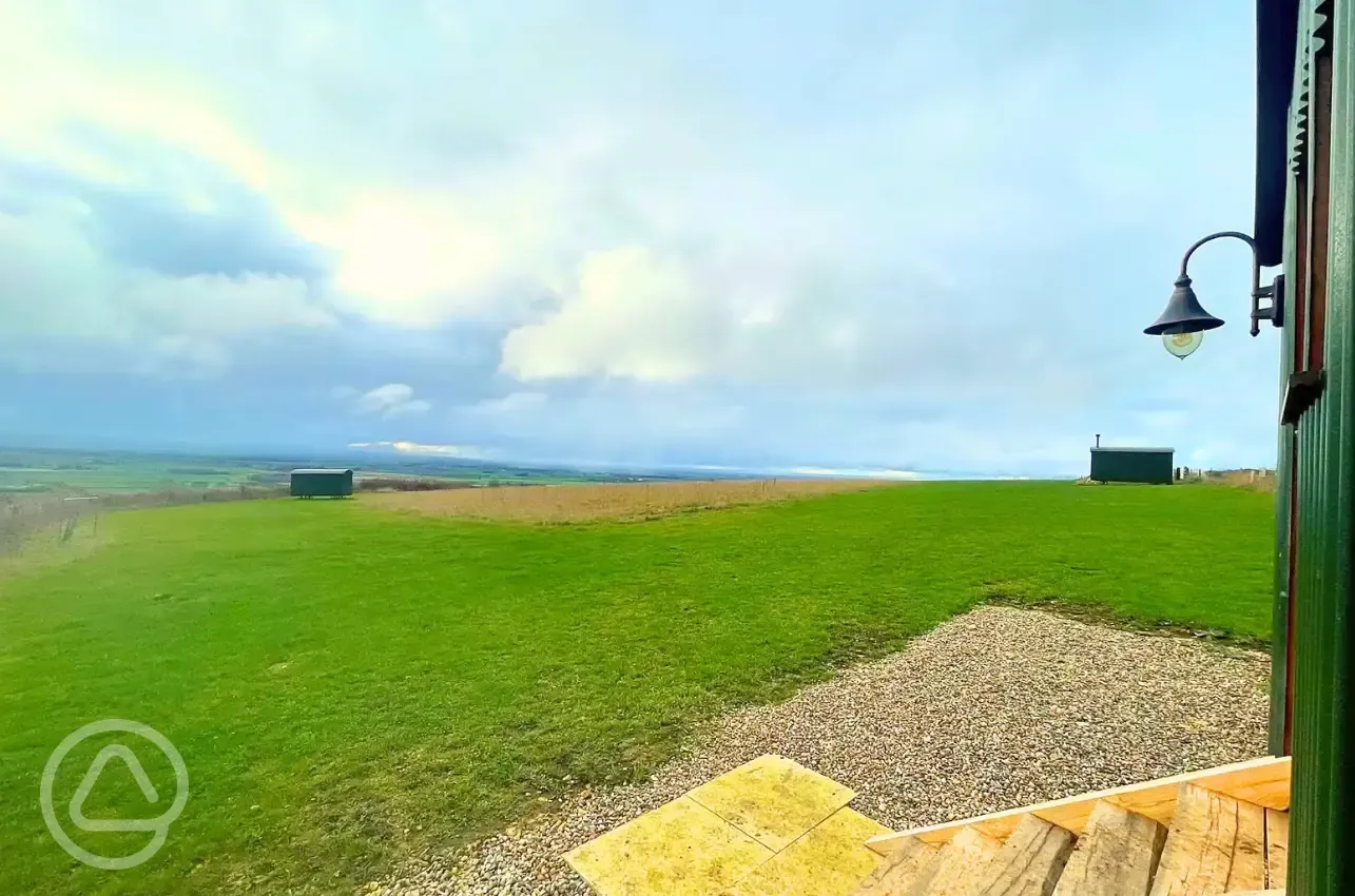 Shepherd's hut views