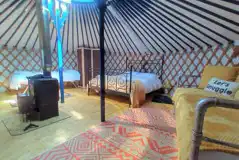 Traditional Mongolian yurt king size, single and sofa bed Traditional Mongolian yurt king size, single and sofa bed