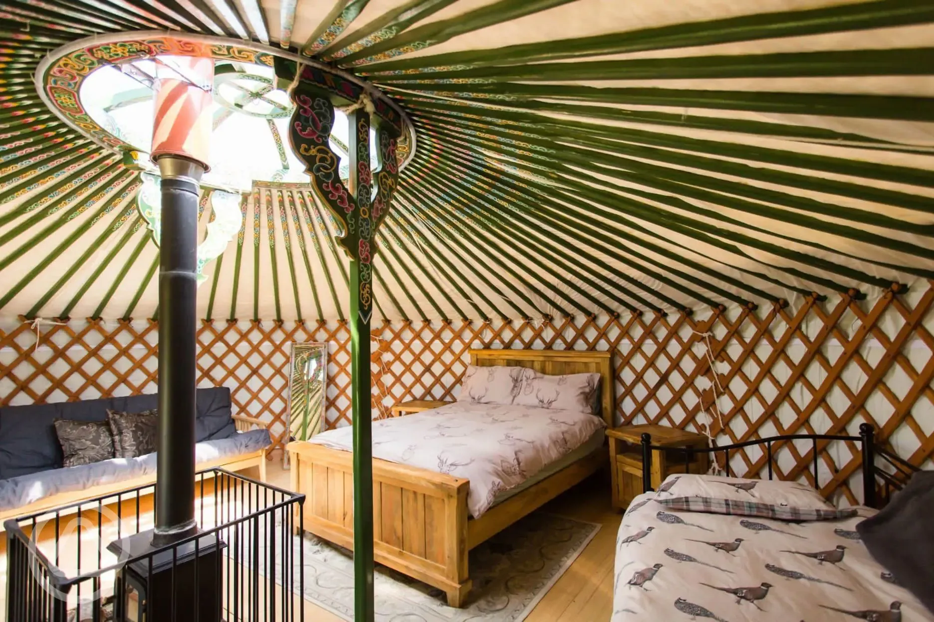 Sycamore Traditional Mongolian yurt beds