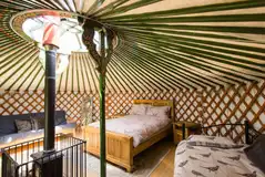 Sycamore Traditional Mongolian yurt king size, single and sofa bed Sycamore Traditional Mongolian yurt king size, single and sofa bed