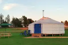 Traditional Mongolian yurt exterior (five persons) Traditional Mongolian yurt exterior (five persons)