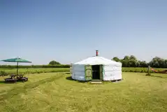 Sycamore Traditional Mongolian yurt exterior (four persons) Sycamore Traditional Mongolian yurt exterior (four persons)