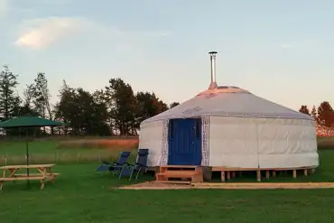 Traditional Mongolian yurt