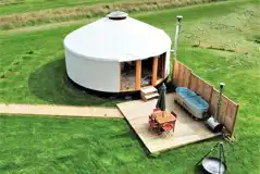 7m luxury European yurt with outdoor tub 7m luxury European yurt with outdoor tub