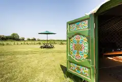 Sycamore Traditional Mongolian yurt exterior 