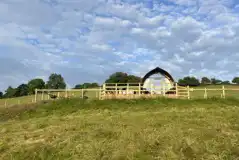 Panoramic wigwam pod 