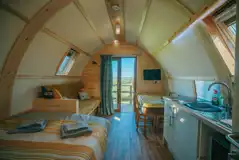 Wigwam pod interior