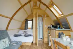 Wigwam pod interior