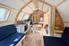 Wigwam lodge accessible interior and ensuite