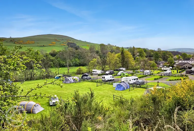 Overview of Bonnie Park with countryside views