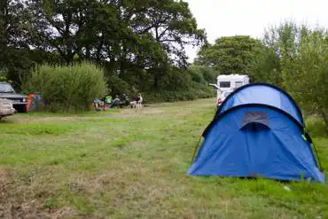 Grass camping at Camp Wight