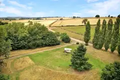 Aerial of the shepherd's hut