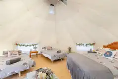 Bell tent interior