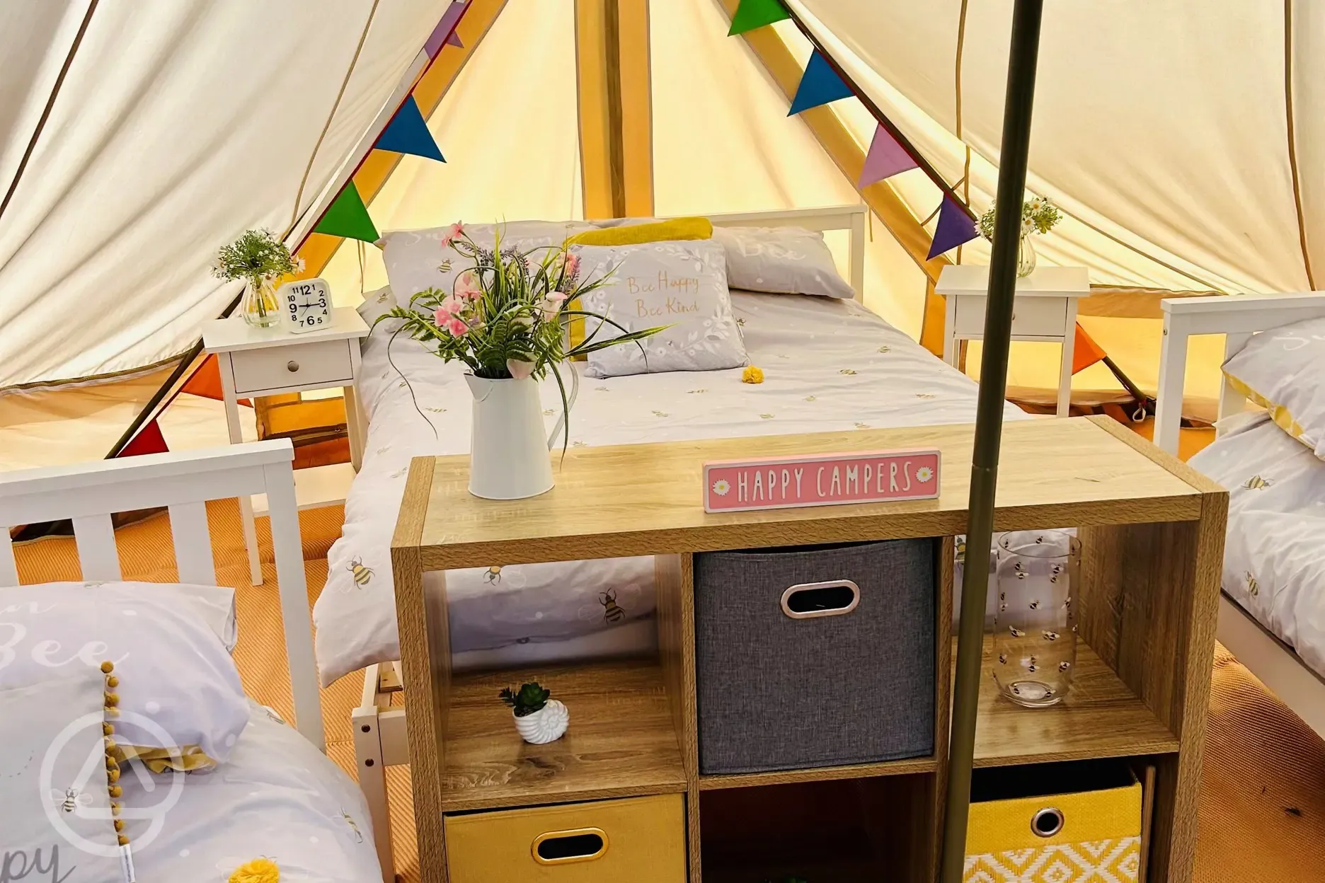 Bell tent interior